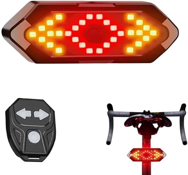 Lanterna Sinalizadora Traseira para Bike